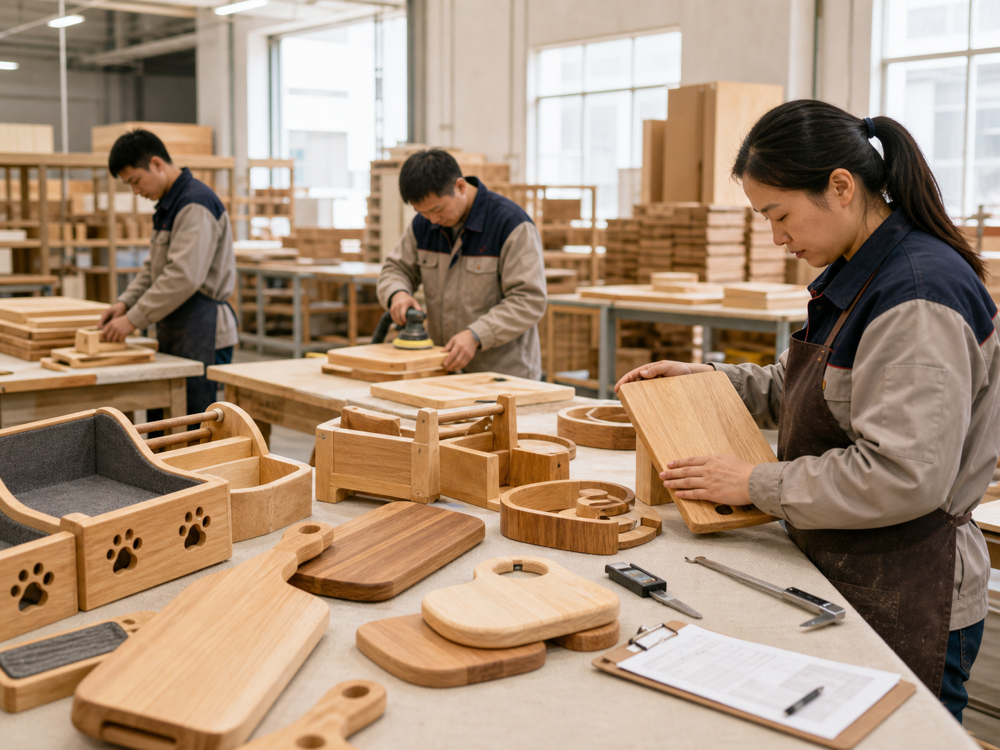 Sanding, Finishing & QC