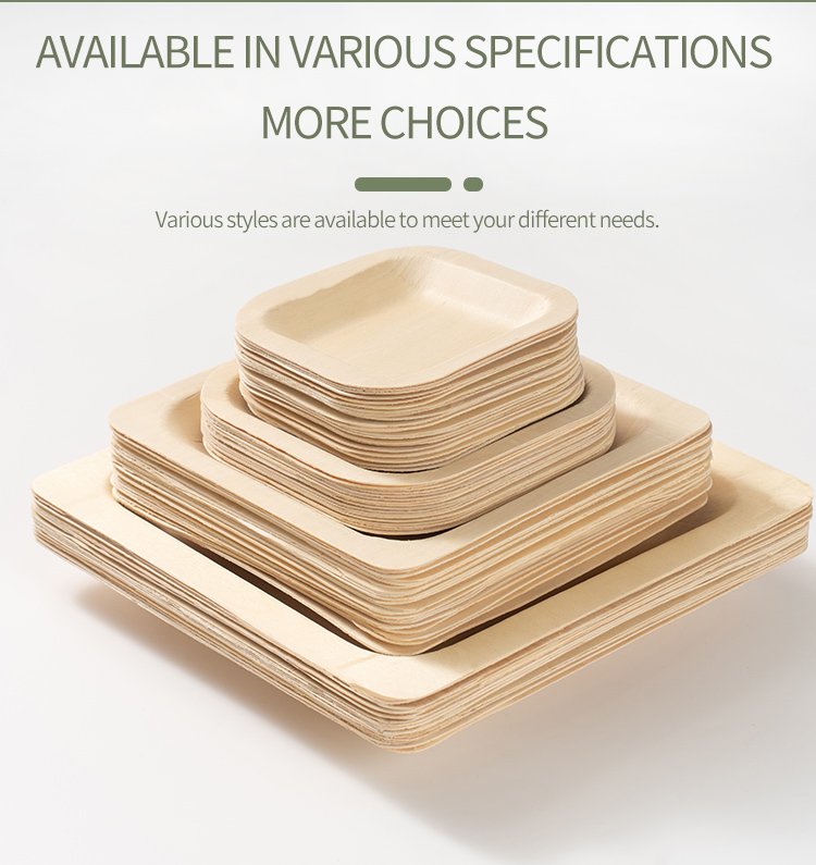 Eco Wooden dining plate